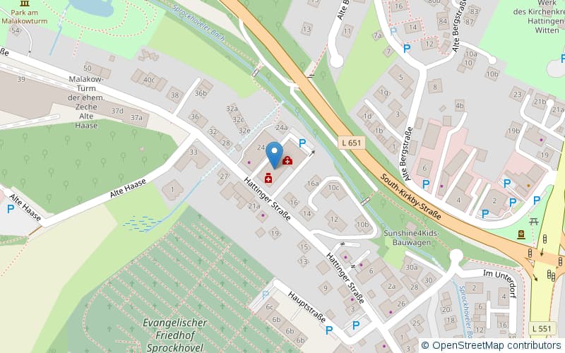 Standort Praxis für Osteopathie Sprockhövel